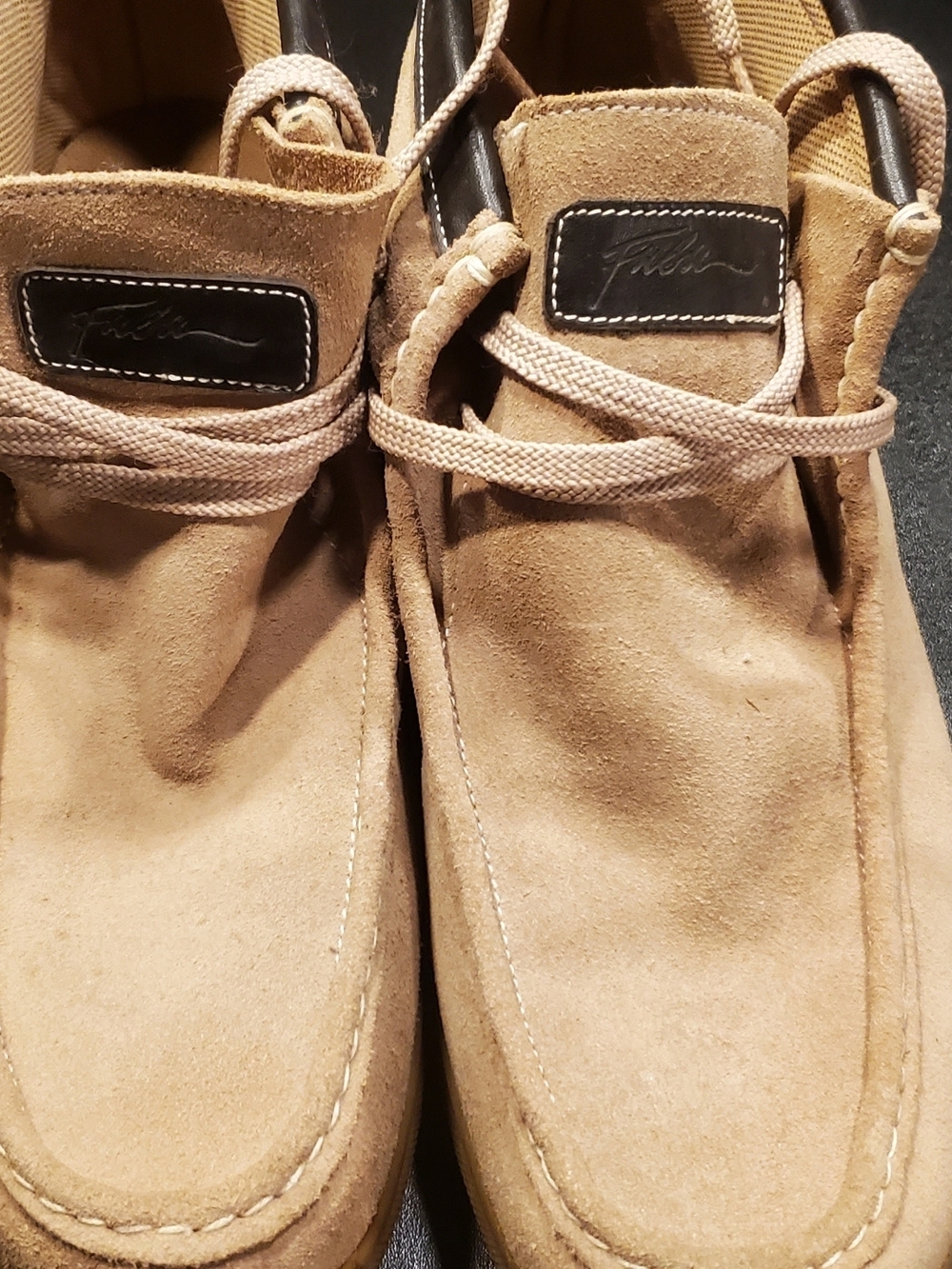 FUBU Vintage Moccasin Suede Boots Size 13